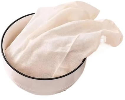 Filtro de gasa de algodón para artículos de cocina, reutilizable, tofu, queso, mantequilla, leche, café, herramientas, bolsas de frutos secos, colador de yogur (5 unidades, 40 x 30 cm)