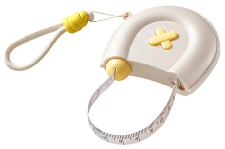 Mjukt måttband för kroppen 150 cm, flexibel, exakt och magnetisk | Kropps- och midjemåttband för midja, sömnad, stickning, kläder, gör-det-själv-projekt, hem, vardag, resor