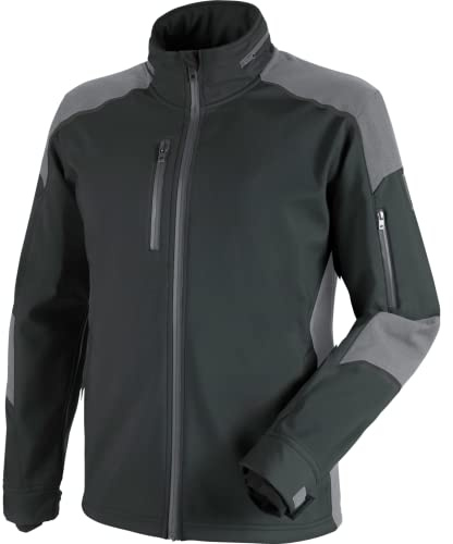 WÜRTH MODYF Softshelljacke Cetus – langlebige & hochwertige Arbeitsjacke für HANDWERKER in der Größe L – winddicht, atmungsaktiv & wasserabweisend – in Anthrazit Grau