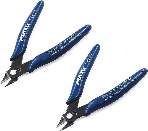 ZHITING 2 pinces Pince coupante Diagonale,coupante diagonale précise,Lot de coupantes de côté,Pince à coupe précise,pour câble, bijoux, travaux pratiques