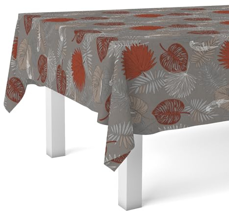 Martina Home Arga Nappe en Toile Cirée Gris 100 x 140 cm