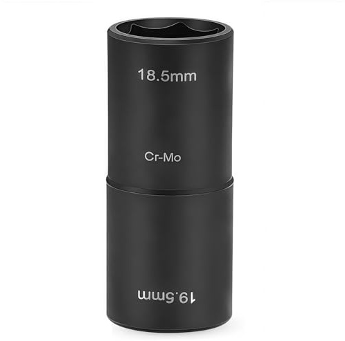 LINYYDS Strumento per la rimozione dei dadi delle ruote da 18,5 mm/19,5 mm, gancio ruota da 1/2 e strumento di cambio pneumatici, chiave a doppia testa per Ford Land Rover