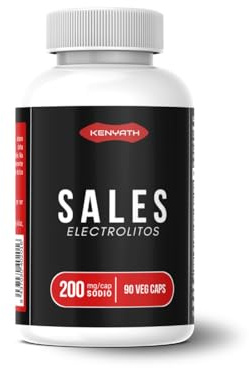 KENYATH Sales Minerales Electrolitos: Hidratación y Recuperación para Corredores. Con Magnesio y Potasio. 90 Cápsulas.
