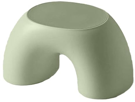 RiToEasysports Barnpall Ergonomisk och Halkbeständig Barnfotpall för Badrum i Livfulla Färger - Plastdesign (Grön)