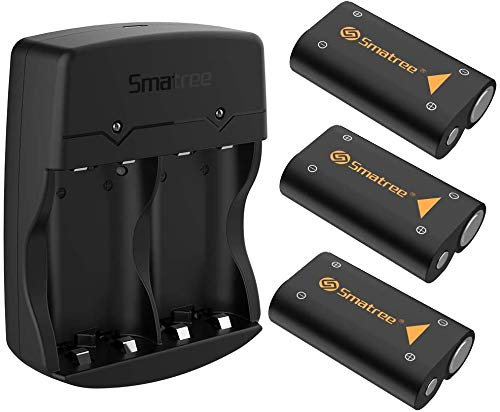 Smatree Batteria Ni-MH Ricaricabile e Caricabatterie a Doppio Canale per Controller Wireless Xbox One/Xbox Series X/S