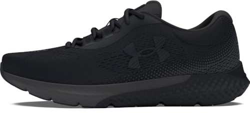 Under Armour UA Charged Rogue 4 Deportivas de hombre para correr, ligeros zapatos de deporte para hombre, color negro/negro/negro