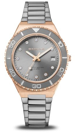 BERING Damen Uhr Quarz Movement - Classic Collection mit Edelstahl und Saphirglas