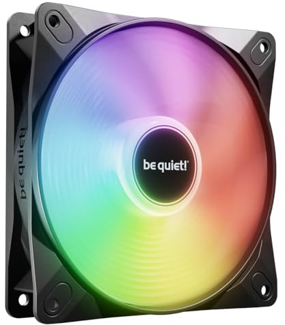 be quiet! Light Wings LX 120mm PWM Triple Pack, 3 fans included, illuminated hub, multiple colors and modes, optimized blades for extraordinary air pressure, daisy chain option, rifle bearing