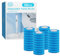 26PCS Ersatzbürsten-Set für Leebein HK-047 Elektro-Toilettenbürste - Harte Nylonbürste, TPU-Silikonbürste & 24PCS Wegwerfbürsten für Effiziente Reinigung (Gerät Nicht inklusive)