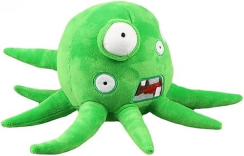 YIttings Wobbly Life Plush, Game Character Yellow Man and Octopus Stuffed Figure Throw Pillows for Home Decor for Game Fans (Green)
