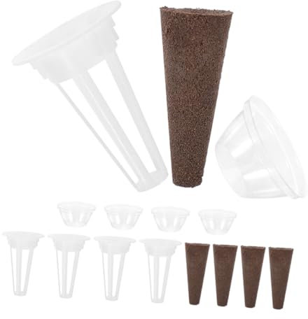 CIMAXIC Kit Coltivazione Cestini da umidità e Substrato in Spugna per Coltivare Pomodori e Piante in Casa