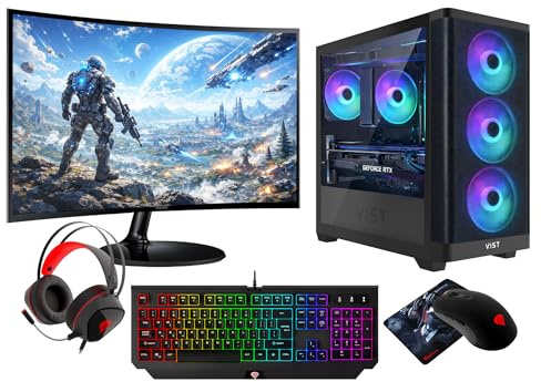 VIST VENTUM PC Gaming Ryzen 9 5950X - RAM 32Go - RTX 5060 - SSD 1To M.2 - WiFi - 27 - Windows 11 Pro