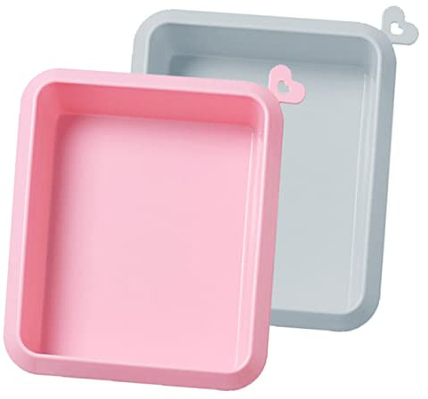 VINTORKY Set Di 2 Teglie Antiaderenti Per Dolci Forma Semplice Ed Elegante Per Uso Domestico