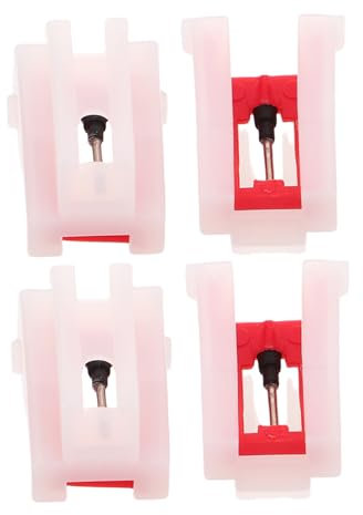 Milisten 4stücke Plattennadel-ersatz Für Vinyl-schallplatten Phonographennadel Als Ersatz Für Plattenspieler Teil Befestigung Für Vintage-player