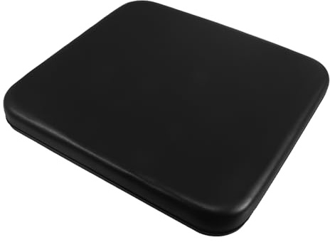 Healvian Cojín de Asiento para Andador de Pu Negro Antideslizante y Fácil de Instalar, Repuesto Adecuado para Rollator y Andador Médico para Personas Mayores en Interiores y Viajes