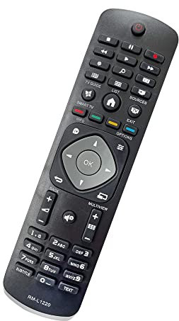 FOXRMT Sostituito Telecomando Philips,adatto per Telecomando Philips 4K UHD HDR Ambilight Smart TV,Nessuna configurazione richiesta telecomando universale philips