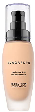 EVAGARDEN Perfect Skin Foundation - Soft Texture Ensures Excellent Coverage and Natural Finish - Visibly Reduces Signs of Aging - Smooth and Moisturizes Your Epidermis - 234 Tender Peach - 1.01 oz