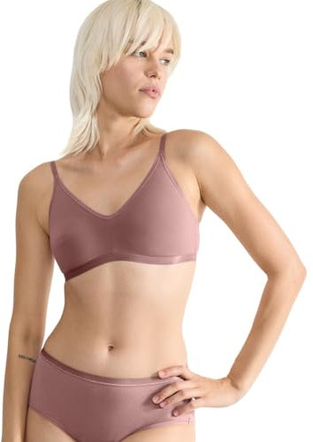 Sloggi Womens Go Daily Cotton Soft Bra, Cacao, L UK