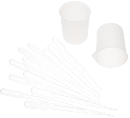 TOPBATHY Kit De Herramientas De Goteo De Pegamento Tazas Medidoras Transparentes Accesorios De Bricolaje De Calidad Superior