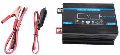 Sunydog Digital 4000W Bilväxelriktare med Dubbla USB-utgångar Campingutrustning Laddning för Utomhusbruk