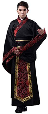 Black Sugar Traditionell japansk kimono herr cosplay kostym lång tunika S (36) M (38) L (40) XL (42) XXL(44) 3XL (46)