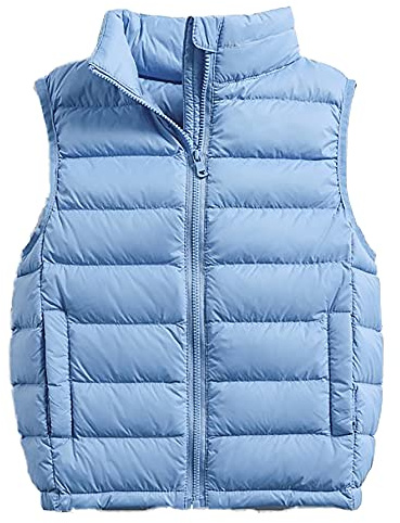 Cozomiz Enfants Hiver Gilets Bébé Garçons Filles Doudoune Veste Duvet Hiver Matelassé Manteau sans Manche