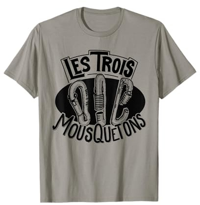 Les 3 Mousquetons pour Alpinistes Grimpeur Escalade Humour T-Shirt