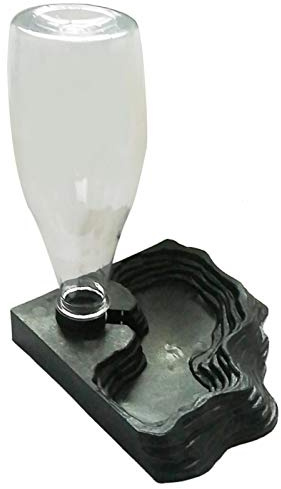 Joyivike Abreuvoir Tortue - Eau Distributeur Portable avec Plat en Abreuvoir, Distributeurs Automatiques De Nourriture, Reptile Fontaine À Boire Automatique Tortue Lézard