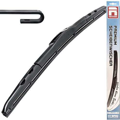 HYBRID Front Scheibenwischer FLEX AERO kompatibel für Toyota Aygo | BJ 2005-2014 - 650mm - Premium Qualität Wischerblatt - RECAMBO