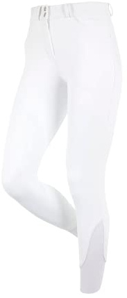 LeMieux Drytex Full Seat Waterproof Breeches for Women - Equestrian Pants for Horseback Riding - Ladies’ Jodhpur Riding Pants (White/US6)