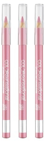 3 x Maybelline Colorsensational Lip Liner - 150 Stellar Pink