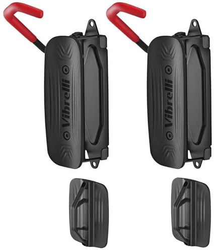 Vii svängbar cykel väggmontering – vertikal cykelhängare – cykelhängare för garage – mountainbike väggfästen – cykel förvaringsställ för garage (2-pack)