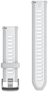 Garmin Schnellwechsel-Armband 20mm, passend für Venu, Venu 2Plus, Venu SQ/ SQ2, vivoactive 3/ 5, vivomove- Serie, Forerunner 55/ 245/ 645, Approach S40/ S42/ S12, D2 Air