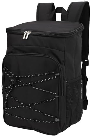 Thermo Rucksack, Picknickrucksack, Kühlrucksack Groß, Isolierte Kühltasche Viel Stauraum für Outdoor, Picknick, Strand, BBQ, Camping, Reisen oder Arbeit