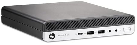 HP, Mini Pc Tiny, Intel i5-6th 4 Core 2.4Ghz, Ram 32Gb SSD 512Gb, Pc Desktop Mini Pronto all'uso con Libre Office e Chiavetta Wi-fi (Ricondizionato)