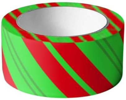 Julvarningstejp - 196,85 fluorescerande avgränsningstejp | PP-säkerhetsband med ljusfunktion och festlig design - synliga signalband för inomhusbruk