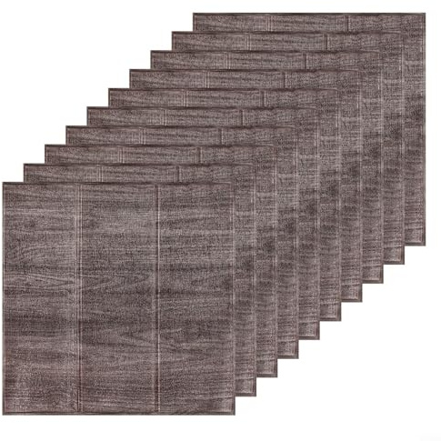 Set di 20 pannelli in morbida schiuma PE 3D, 35 x 35 cm, isolamento acustico e resistenti per soggiorno, camera da letto, cucina e scale (F)
