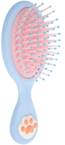 TOYANDONA Detangling Hair Brush with Cat Claw Shape and Abs Material, Sturdy and Cute Small Hairbrush for Home Use and Curly Hair Styling Random Color