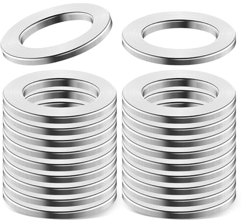 Rondelle Acciaio Inox Piana 12mm x 18mm x 2mm 20Pcs Rondelle per Cerniere Della Porta Assortimento (M12)