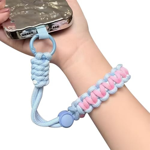 ZKGYUS Cordón universal, Cadena para teléfono móvil corta, ajustable para la mayoría de los teléfonos, antipérdida, con parche ultrafino