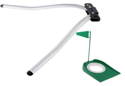 Allenatore da golf con strumento di correzione della postura e piastra per asta di spinta, lega di alluminio e materiale PP, per principianti e avanzati