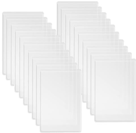 HABNI 40 Pcs Protector Tarjeta De Crédito Fundas De Pvc Para Tarjeta Bancaria Tarjeta De Identificación