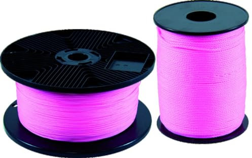 Cordeau Rose fluo tressé 200 mètres X 2,5 mm Taliaplast