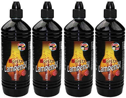 Moritz 4 litros de aceite para lámparas de aceite, antorchas de bambú, antorchas de jardín y antorchas de pared
