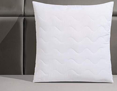 Jekatex Antibac Kissen, Mikrofaser, 100% Polyester, Weiß, 80 x 80