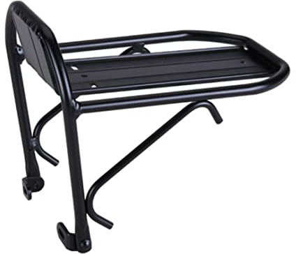 Pannier Rack for Bicycles, Adjustable Bike Rack,Bicycle Pannier Rack,Bike Front Rack Aluminum Bicycle Front Racks Carrier Front Shelf for Mountain Bike Accessories Bike Frame Basket