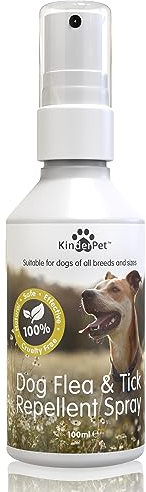 KinderPet® Eco Dog Flea Treatment Tick Lice Mite Control Spray Kill Fleas And Eggs For The Home Safe Natural Effective Made in The UK 100ml