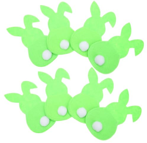 MAGICLULU 8 Pezzi sacchetto di posate di coniglio coniglietti pasquali coniglio pasquale stoviglie portaposate Accessori Set di posate banchetto borsa per tessuto non tessuto