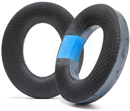 WC Freeze Momentum 4 – Kühlende Gel-Ohrpolster für die kabellosen Over-Ear-Kopfhörer Sennheiser Momentum 4 von Wicked Cushions – mehr Komfort, Dicke und Schallisolierung | Black Camo