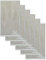 Sansibar Gästetuch Doubleface 6er 30x50 cm Handtuch Seiftuch Zweifarbig 100% Baumwolle Gestreifte Borde Taupe/Sand